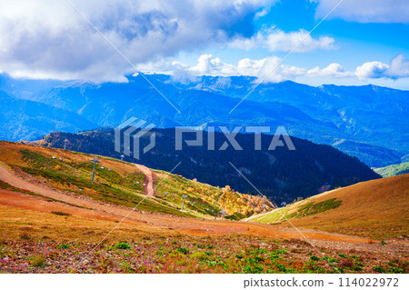Caucasus mountains, Rosa Khutor, Sochi 114022972