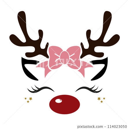 christmus woman face vector 114023050