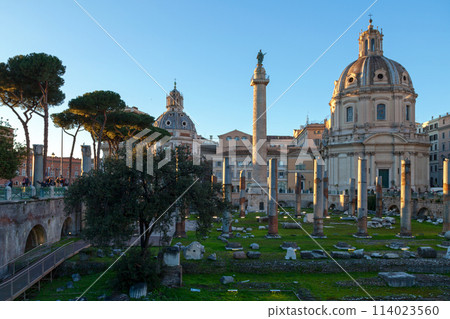 The Trajan's Forum in Rome 114023560