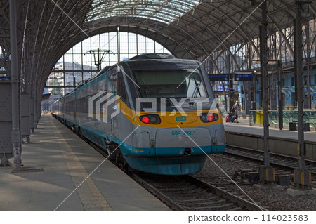 The CD Class 680 train at Prague main railway station The CD Class 680 train at Prague main railway station 114023583
