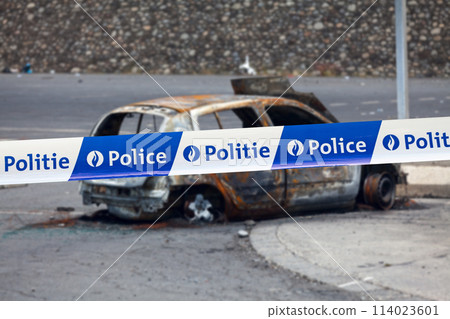 Belgian police tape Belgian police tape 114023601