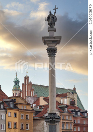 The Sigismund's Column in Warsaw The Sigismund's Column in Warsaw 114023679