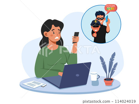 A young woman receives a phone number from a scammer posing as a police officer. Have her transfer money to make up for a crime she didn't commit. 114024019