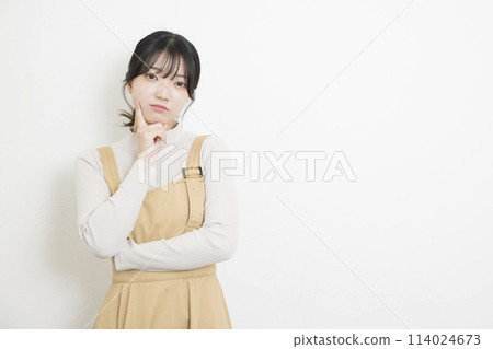 Young women suffering 114024673