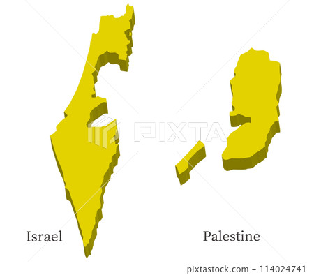 以色列和巴勒斯坦的立體地圖集，圖標 114024741
