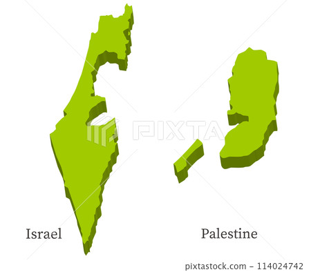 以色列和巴勒斯坦的立體地圖集，圖標 114024742