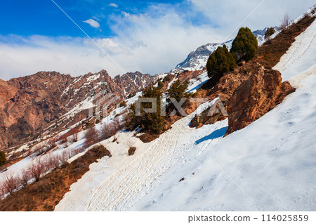 Chimgan mountain, Tian Shan range, Uzbekistan 114025859