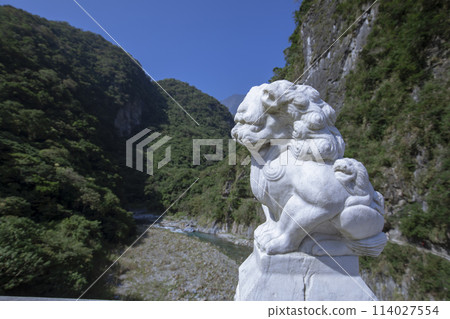 Sanda Mine Trail, Bridge Pier, Stone Carved Lion, Taiwan, Hualien, Taroko, Sanda Stub, Bridge Pier, Stone Carved Lion, Taiwan, Sanda Mine Trail, Bridge Pier, Stone Carved Lion, Taiwan, Hualien, Taroko, Sanda Stub, Bridge Pier, Stone Carved Lion, Taiwan, 114027554