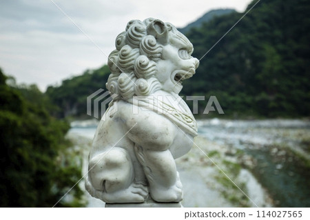 Sanda Mine Trail, Bridge Pier, Stone Carved Lion, Taiwan, Hualien, Taroko, Sanda Stub, Bridge Pier, Stone Carved Lion, Taiwan, Sanda Mine Trail, Bridge Pier, Stone Carved Lion, Taiwan, Hualien, Taroko, Sanda Stub, Bridge Pier, Stone Carved Lion, Taiwan, 114027565
