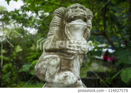 Sanda Mine Trail, Bridge Pier, Stone Carved Lion, Taiwan, Hualien, Taroko, Sanda Stub, Bridge Pier, Stone Carved Lion, Taiwan, 114027578