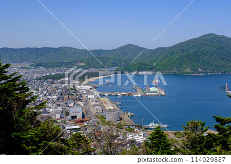 View of Tsuruga city and Tsuruga Port from Mt. Tentsu View of Tsuruga city and Tsuruga Port from Mt. Tentsu 114029887