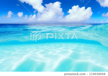 turquoise clear water 114030048