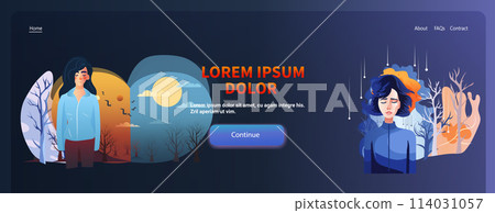 depressed woman sad girl suffering from psychological diseases anxiety mental health awareness month concept horizontal depressed woman sad girl suffering from psychological diseases anxiety mental health awareness month concept horizontal 114031057