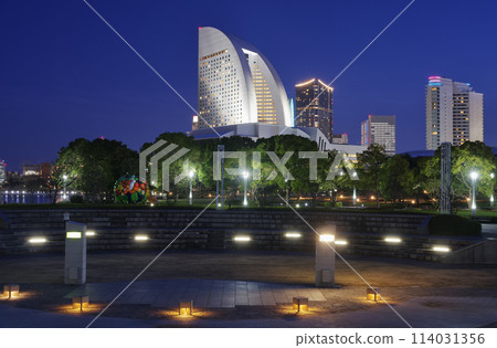 City night view Yokohama Rinko Park City night view Yokohama Rinko Park 114031356