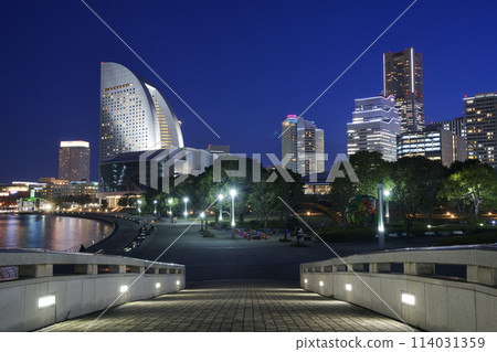 City night view Yokohama Rinko Park City night view Yokohama Rinko Park 114031359