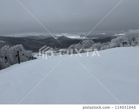 The northern area of Nekoma Mountain in Fukushima Prefecture in January 2024 The northern area of Nekoma Mountain in Fukushima Prefecture in January 2024 114031848