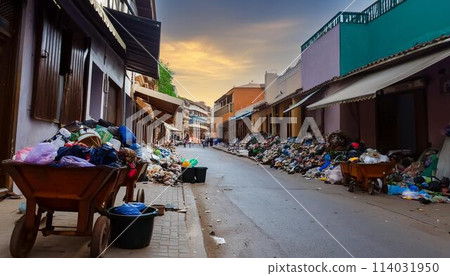 A city full of trash A city full of trash 114031950