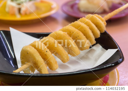 Hurricane potato skewers Hurricane potato skewers 114032195