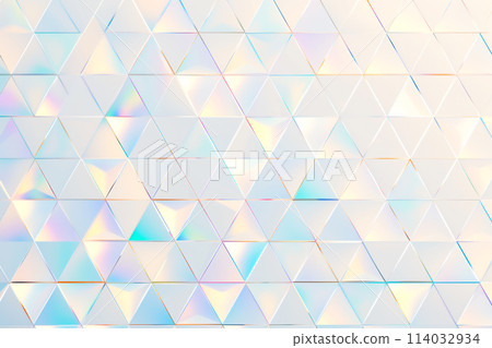 Holographic glowing triangle background 114032934
