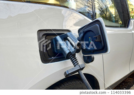 Electric car charging 114033396