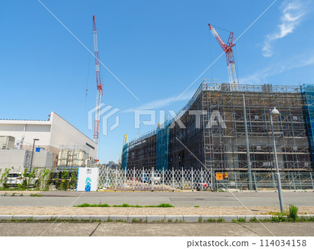 Large facility under construction Large facility under construction 114034158