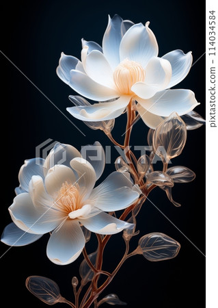 the soft beauty of magnolias with this captivating pattern 114034584