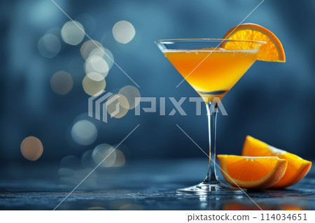 a of a refreshing Screwdriver cocktail 114034651