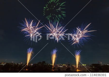 Katsushika fuzuri firework display Katsushika fuzuri firework display 114036301