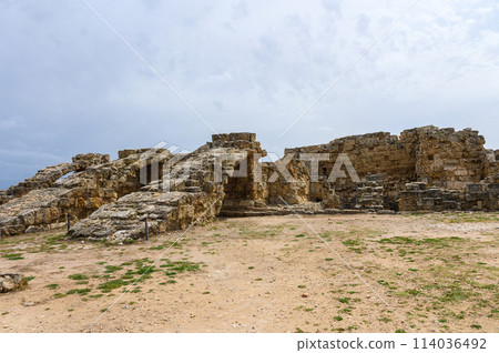Remains of the ancient city of Salamis, Northern Cyprus 114036492