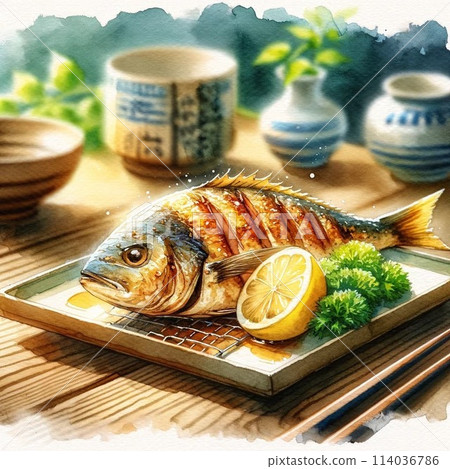 美味的烤魚 美味的烤魚 114036786