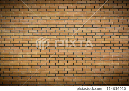 horizontal part of bright yellow painted brick wall 4 114036910