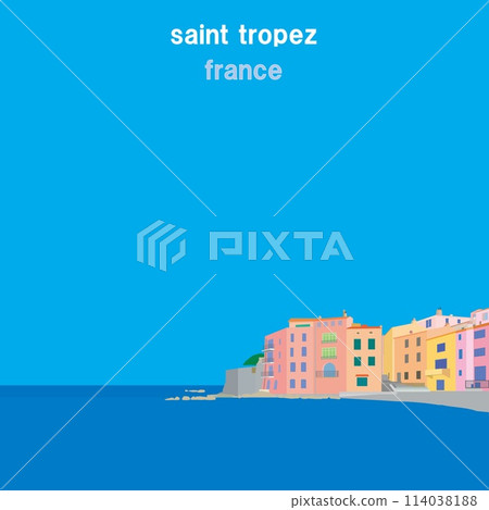 Saint Tropez Beach Plage Cote d'Azur France Saint Tropez Beach Plage Cote d'Azur France 114038188