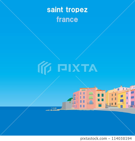 Saint Tropez Beach Plage Cote d'Azur France 114038194