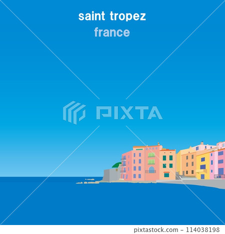 Saint Tropez Beach Plage Cote d'Azur France 114038198