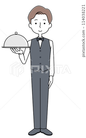 服務員的插圖 114038221