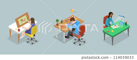 3D Isometric Flat Vector Illustration of... - Stock Illustration ...
