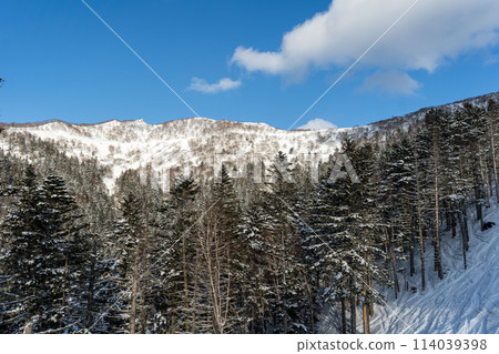 Yuzhno-Sakhalinsk, Match 03.2024 Ski resort Mountain Air Resort, Yuzhno-Sakhalinsk, Russia. 114039398