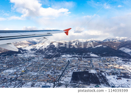 Yuzhno-Sakhalinsk, Match 03.2024 Ski resort Mountain Air Resort, Yuzhno-Sakhalinsk, Russia. 114039399