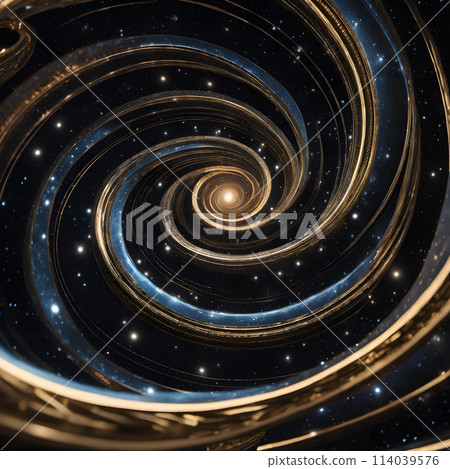 Voyage Through the Golden Spirals of the Cosmic Space-Time Continuum 114039576