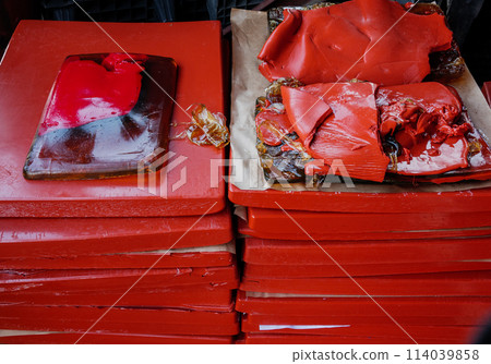 Wastes from the production of gelatin capsules. Wastes from the production of gelatin capsules. 114039858
