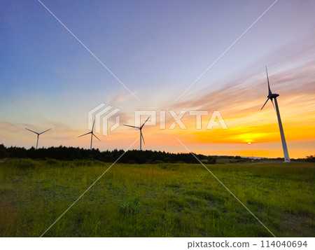 Nikaho Plateau (evening view) 114040694