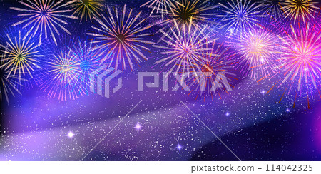 Tanabata Milky Way Summer Background 114042325