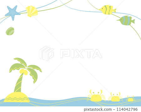 夏季圖像框架 114042796