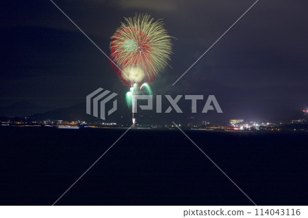 Awaji City Summer Festival Fireworks Display (viewed across the Akashi Strait from Sumaura Park) Awaji City Summer Festival Fireworks Display (viewed across the Akashi Strait from Sumaura Park) 114043116