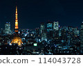 東京鐵塔和夜景 114043728