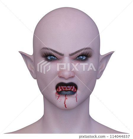 female alien face female alien face 114044837