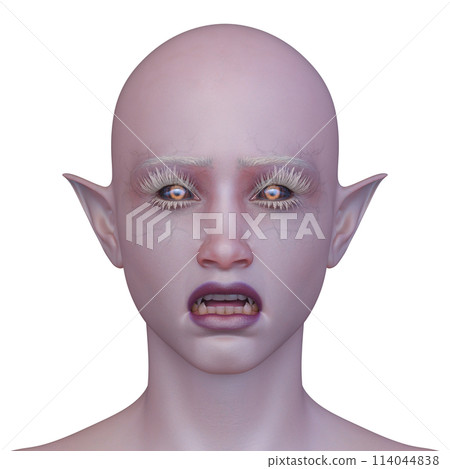 female alien face female alien face 114044838