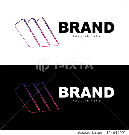 Smartphone Logo, Modern Electronics Vector, Smartphone Shop Design, Electronic Goods 114044991