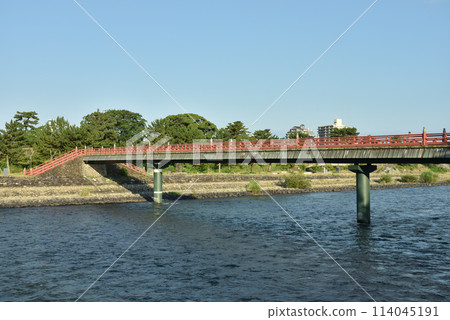 宇治河和朝霧橋 114045191