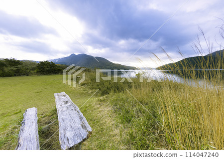 從箱根/越尻（神山）看到的蘆之湖和箱根山 / 蘆之湖, 箱根, 日本 114047240